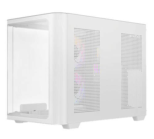 Корпус Ocypus Iota C50 WH Curve ARGB Digital mATX/ITX 2xUSB Type-C Белый Iota-C50-WHD300CD-GL