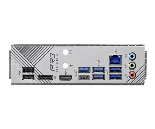 Матплата ASRock B760 Pro RS, iB760, S1700, ATX, 4DDR-5, 3xPCI-Ex16, 4SATA, 3xM.2, HDMI, DP, 13USB