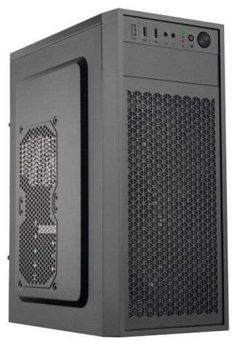 Корпус NOMAD NMD-C6013 ATX/mATX 1x3.5" 2x2.5" USB3.0х2 USB2.0х1 Черный, Без БП