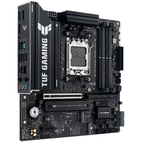 ASUS Main Board Desktop AMD Socket AM5 AMD B850 Chipset 4 x DIMM slots, max. 256GB, DDR5 1 x DisplayPort1 x HDMI port 1 x Wi-Fi module 3 x M.2 slots 4 x SATA ATX Form Factor