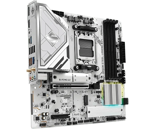 Матплата ASRock B860M LiveMixer WiFi,B860,S1851,mATX,4DDR-5,PCI-Ex16,4SATA,3xM.2,HDMI,TB,USB-C,20USB