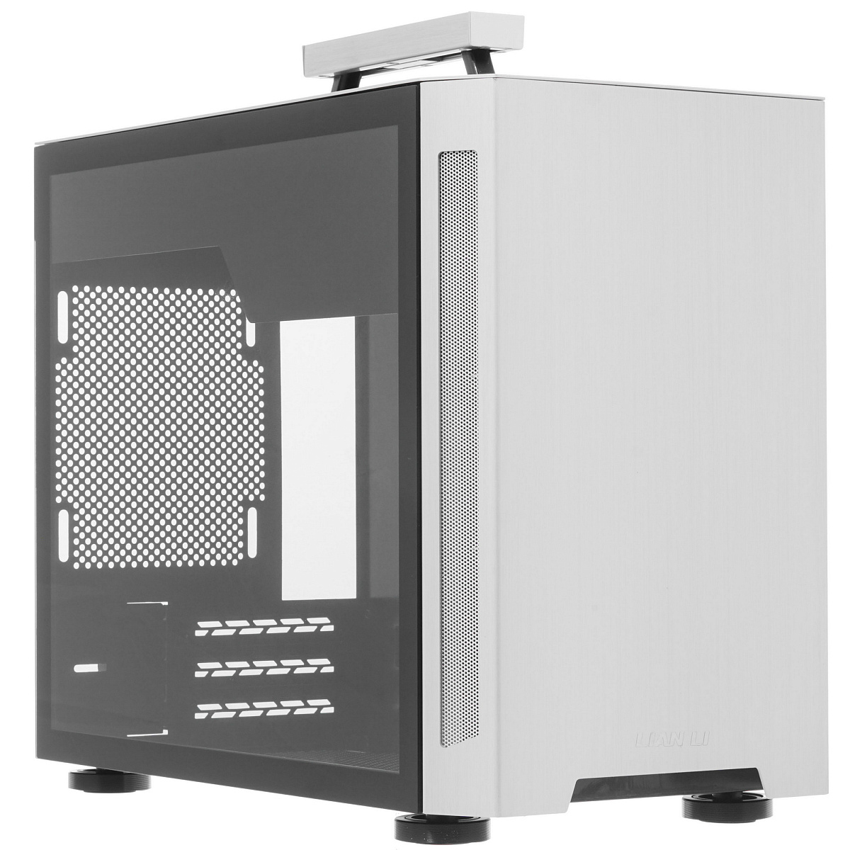 Корпус Lian Li PC-TU150, Mini ITX Tower, m-ITX, Silver, 1x3.5"/2x2.5", 2xUSB3.0, USB-C