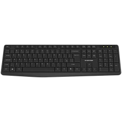 CANYON keyboard KB-W01 RU Wireless Black