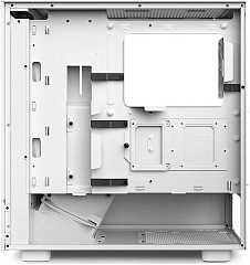 Корпус NZXT H5 Flow RGB, Midi Tower, ATX, m-ATX, White, 1x3.5"/1x2.5", USB3.2, USB-C
