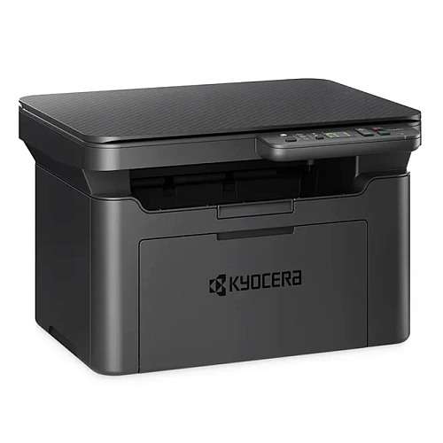 МФУ лазерное монохромное Kyocera MA2000w (A4), 600x600 dpi, 20 ppm, 64 MB, 450 MHz, tray 150, USB 2.0 + Wi-Fi (802.11b/g/n), EcoPrint, ID Card Copy, 2x TK-1240 Full Toner (1500 pages each)