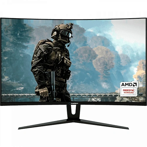 Монитор 27" GameMax GMX27C144, Black, VA, 1920x1080@144Hz, 250кд/м2, 1000:1, 1ms, DVI-D, HDMI, DP