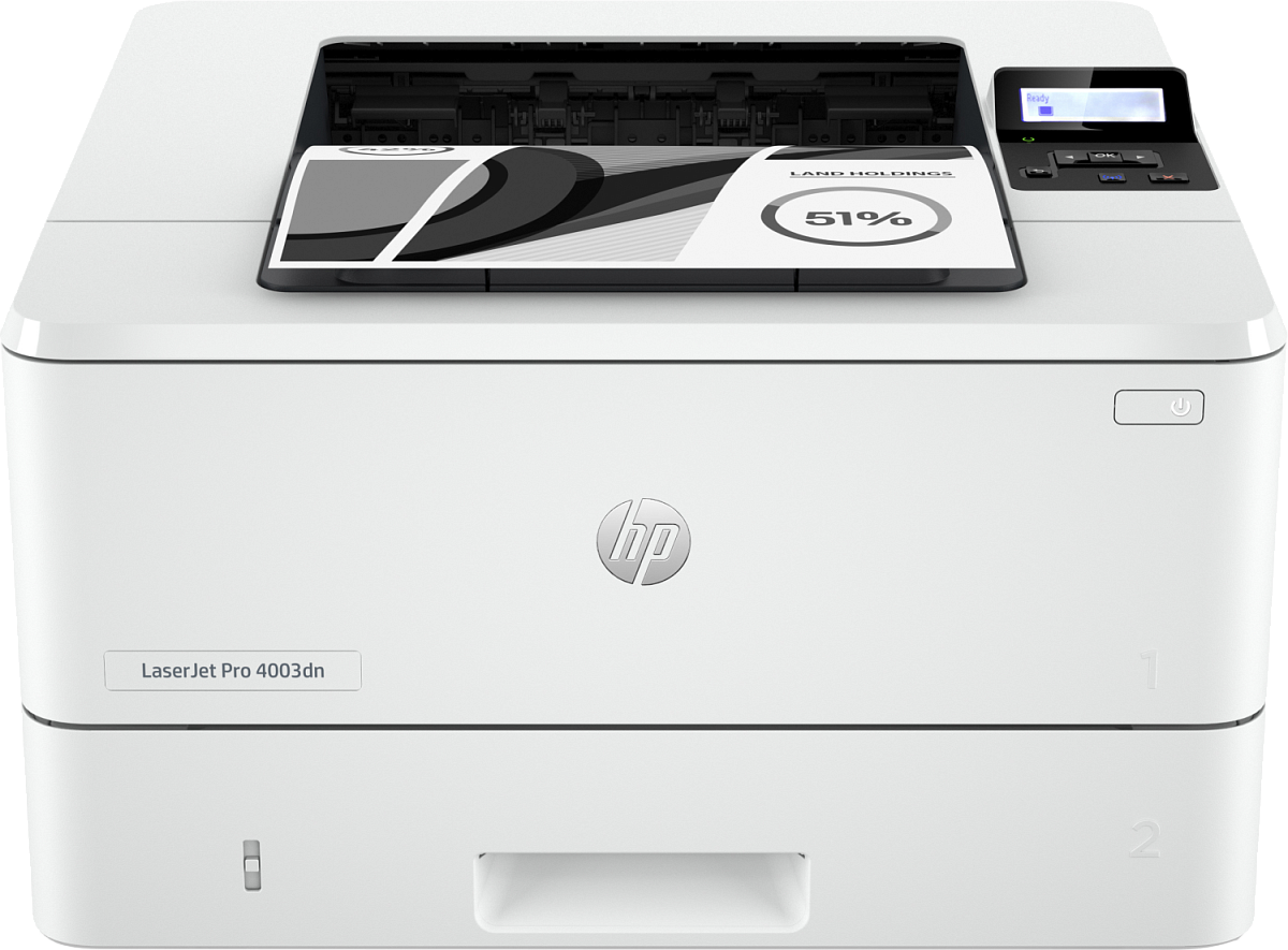Принтер HP LaserJet Pro 4003dn (A4), 40 ppm, 256MB, 1.2 MHz, tray 100+250 pages, USB+Etherneti, Print Duplex, Duty - 80K pages