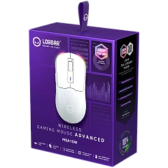LORGAR MSA10W, Wireless Gaming Mouse Advanced, white