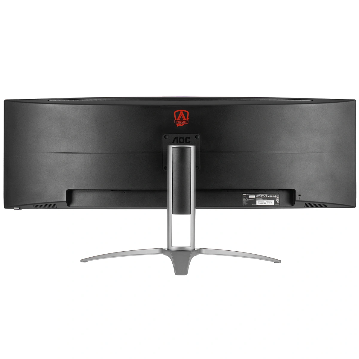Монитор 49" AOC AGON AG493UCX2, Black-Silver, VA, 5120x1440@165Hz, 400кд/м2, 3000:1, 4ms, 3xHDMI, DP