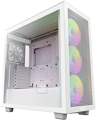 Корпус NZXT H7 Flow RGB, Midi Tower, E-ATX, ATX, White, 2x3.5"/4х2.5", 2xUSB3.0, USB-C