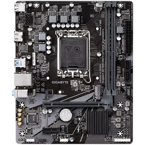 GIGABYTE MB H610M K DDR4 LGA1700 2 x DDR4 DIMM 1 x M.2 2 x SATA 1 x HDMI port Micro ATX