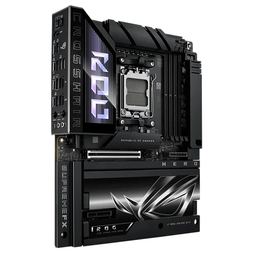 Материнская плата ASUS ROG CROSSHAIR X870E HERO AM5 4xDDR5 4xSATA Raid 5xM.2 1xSlimSAS, 10xUSB, ATX