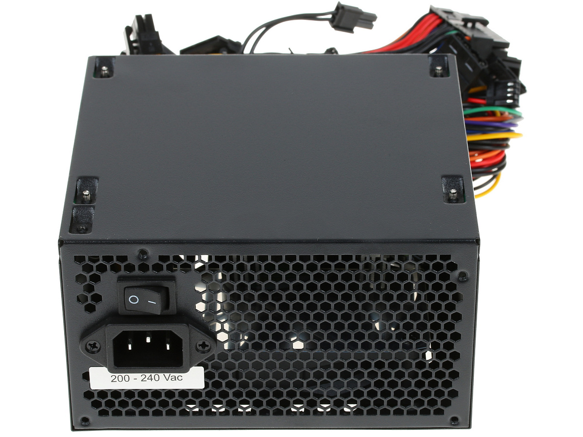 БП ATX 600W AeroCool VX PLUS 600, 12sm fan, 20+4/20+4+8/24+8pin,4SATA,3Molex,2x6p PCI-E,ATX