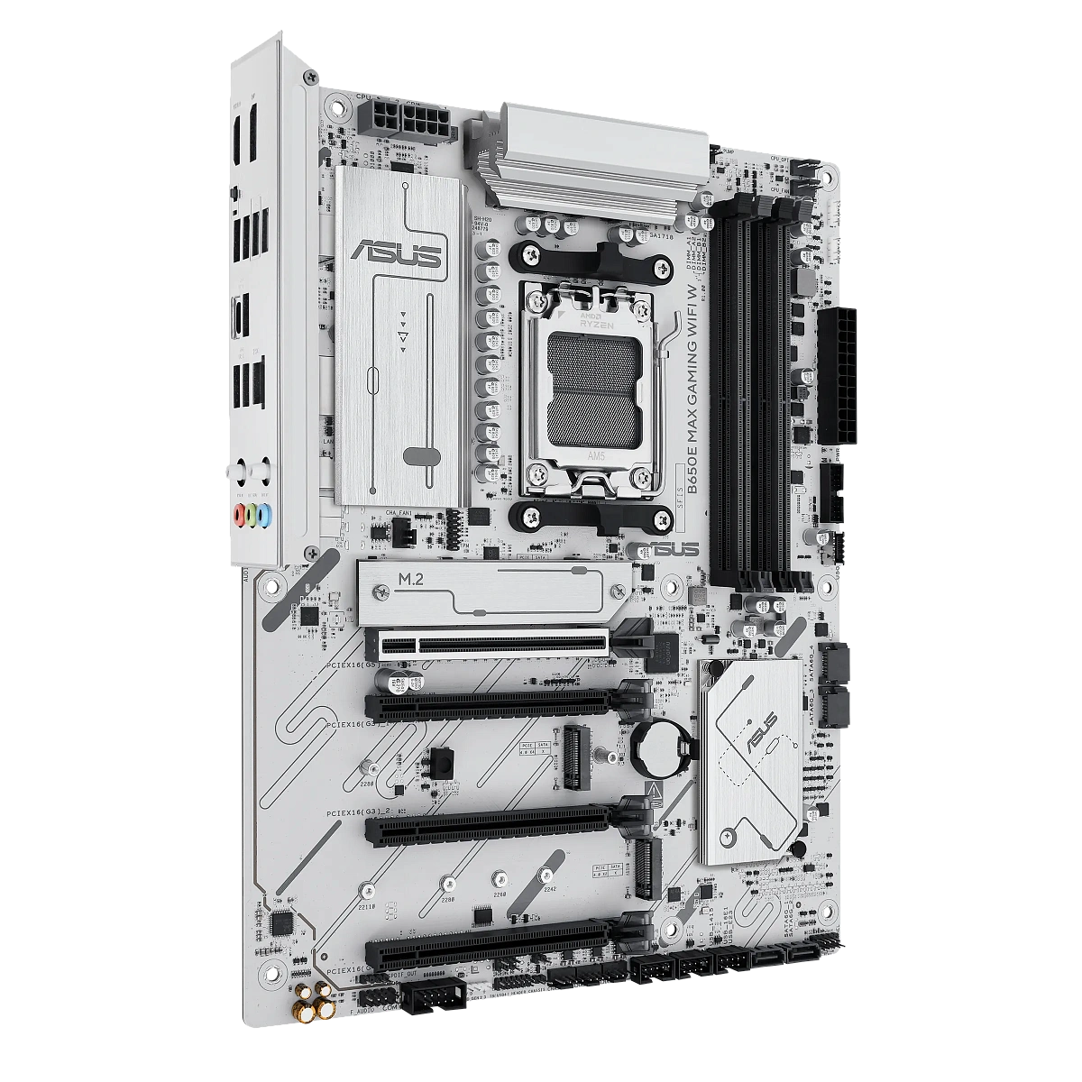 Матплата Asus ROG Strix B650E-F Gaming WiFi, AM5, ATX, 4DDR-5, 2xPCI-Ex16, 4SATA, 3xM.2,HDMI,DP,6USB
